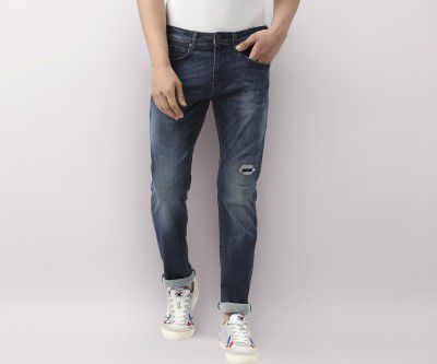 Pepe Jeans Men's Mid Rise Slim Jeans