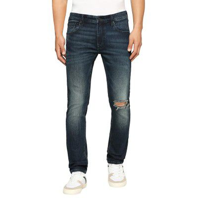 Pepe Jeans Men's Regular Fit Mid Rise Jeans