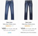 Pepe Jeans up to 73% Off...
