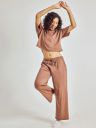 Pepe Jeans Women Solid Round Neck T shirt and Pyjama Night Suits...
