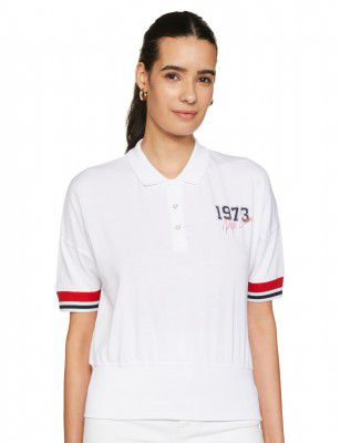 Pepe Jeans Women's Printed Regular Fit T-Shirt