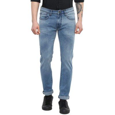 Pepe Mens 5 Pocket Mild Wash Jeans