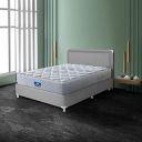 Peps Allura 08 Inch Single Size Pocketed Spring Mattress with Knitted Fabric(Orange, 72X35X08) with One Pillow Free...