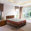 peps Restonic Opulence Euro Top 10 inch Queen Size Bonnell Spring Mattress (Light Blue 78X66X10) Get Free Pillow...