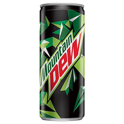Pepsi Mountain Dew Soft Drink -Can, 6 X 250 ml