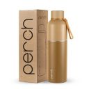 Perch Zenith ISI Certified Hot and Cold Steel Water Bottle 1 LTR, Vacuum Insulated Flask (Amber Brown)...