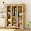 Flipkart Perfect Homes Studio 3 Door 10 Shelf PP Collapsible Wardrobe...