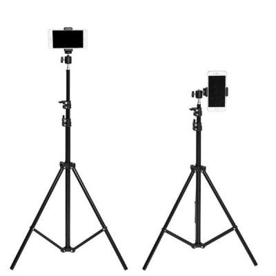 Perfect Tripod Stand for Phone and Camera Adjustable Big Tripod Stand Holder Photo/Video Shoot TIK tok YouTube Videos with Mobile Clip Holder Bracket (7 Feet-Tripod Stand)