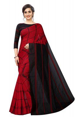 Perfectblue Womens self design cotton Silk Saree (2in1Variation)