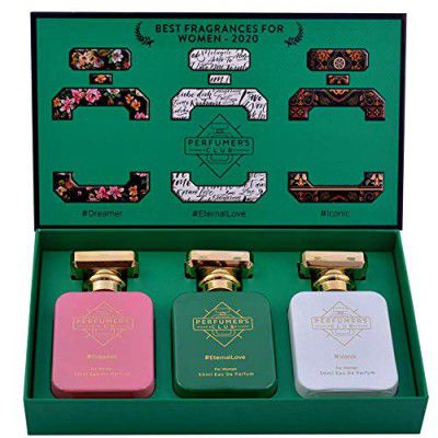 PERFUMERS CLUB Set Of 3, 50Ml Each (Dreamer + Eternallove + Iconic), Best Gift For Women - Aromatic, Liquid
