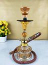 Perk and puff 12 inch Glass, Ceramic Hookah  (Gold)...