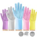 Perpetual Kitchen Cleaning Silicon Gloves, Dog Bath Brush for Grooming & Bathing, Car Cleaning, Bathroom Cleaning 1 Pair...