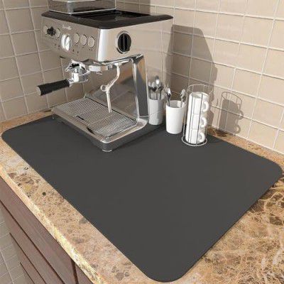 Perpetual Kitchen Mat for Wet Utensils - Dish Mat Pro Drying Kitchen Mat I Dish Drying Mat for Kitchen I Water Soaking Mat for Kitchen Slab ( 30cm X 40cm )
