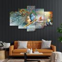Perpetual Paintings for Wall Decoration - Set of 5,3d Scenery Wall Painting for Living Room Large Size with Frames for Wall Decor and Home Decoration, Hotel, Office (75 CM X 43 CM) KM...