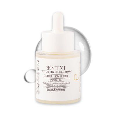Personal Touch Skintext Texture Reboot C.E.L Serum | Skin Barrier Repair Serum for Strengthening & Volume Restoration