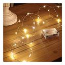PESCA 3AA Battery Powered, Waterproof, Copper Wire String Fairy Lights with 30 LEDs Warm White 3 Meter, Prong Base, 1 Watts...