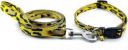 Pet Guard Cat collar set personalized Tiger Print design 15 mm 1 pcs Dog Collar & Leash  (Medium, Multicolour)...
