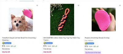 Pet Supplies at Minimum 70% off