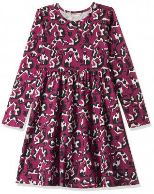 Peter England Girl's Regular Fit Knee Length Dress