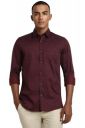 Peter England Men Cotton Solid Slim Fit Shirt...