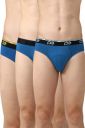 Peter England Men's Cotton Blend Classic Printed Briefs (Pack of 3)...
