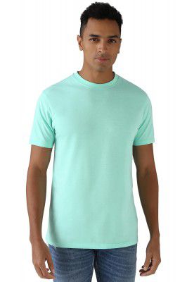 Peter England Men's Cotton Regular Fit Crew Round Neck Tshirt