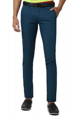 Peter England Men's Low Skinny Fit Pants