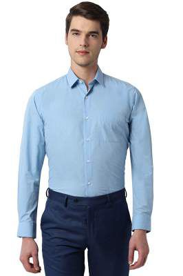 Peter England Men's Solid Regular fit Formal Shirt