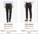 Upto 70% OFF ON Peter England Trousers | Starts At Rs 599...