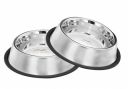 Pets Empire Basics Stainless Steel Puppy Dog Bowl (Two-Pack)...