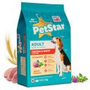 PetStar Adult Dry Dog Food for All Breeds 1Kg Pack | Chicken and Wheat Kibbles...