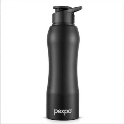 Swiggy : Pexpo Stainless Steel Bistro Bottle (1L, Black)
