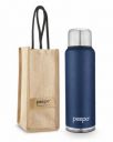 PEXPO Stainless Steel Hot & Cold Bottle with Flask & Jute Bag...