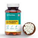 PharmEasy Calcium Supplement, with Magnesium, Zinc, Vitamin D3, for Complete Bone Health & Joint Support - (120 Calcium Tablets)...