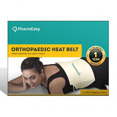 PharmEasy Orthopedic Electric Heating Belt, Pad for Pain Relief with Temperature Controller (Regular)