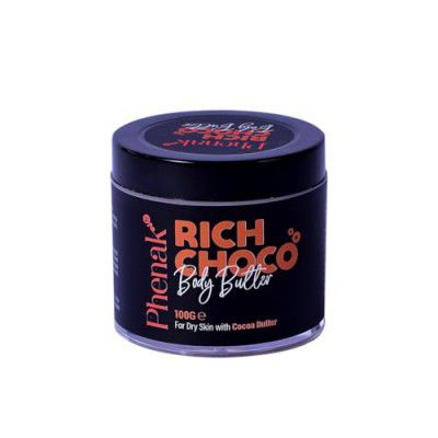 PHENAK INDIA | Rich Choco Body Butter for Women & Men, 100 GM (Pack of 1)