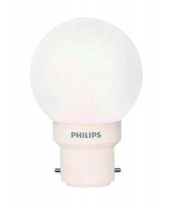 PHILIPS 0.5 Watts B22D LED White Bulb (Deco Mini)