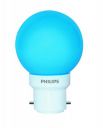 PHILIPS 0.5W B22 LED Blue LED Bulb (Deco Mini)...