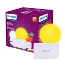 PHILIPS 0.5W LED Yellow Bulb, Pack of 1 (Joy Vision, B22D)...