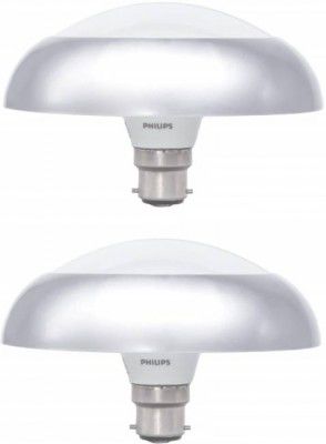 PHILIPS 10 W Decorative B22 LED Bulb (White, Pack of 2)