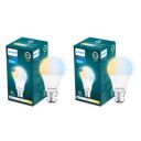 PHILIPS 10 w LED Bulb|3 Colors in 1 LED Bulb|Scene Switch Bulb | Color: Tunable White, Pack of 2...