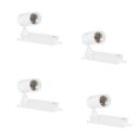 PHILIPS 10-watt Ceiling Spot White Track Light | Indoor Ceiling Focus Light with Flexible Rotatable Head for Kitchen, Living Room & Display Shops | Warm White, Pack of 4...