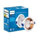 PHILIPS 12 Watt Rose Gold Reflector LED Ceiling COB Round Spot Light with Focused Beam | Cut Out: 102mm | Cool Day Light (Deco Bright)...