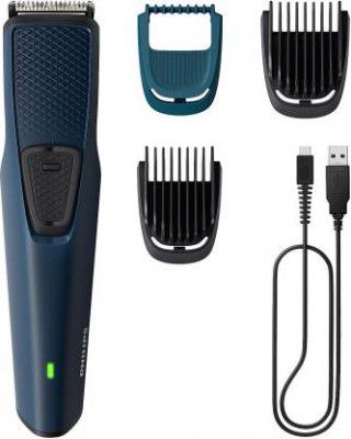 PHILIPS 1232/18 Trimmer 30 min Runtime 3 Length Settings  (Blue)