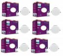 Philips 15-Watt Smart Wi-Fi LED Ceiling Lamp Downlighter WiZ Connected (Pack of 6)...