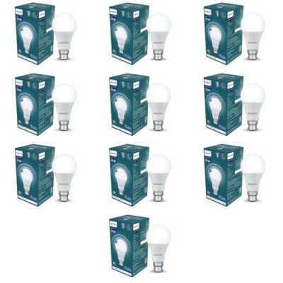 Philips 15W Motion Sensor LED Bulb | Cool White 6500K | Pack of 10