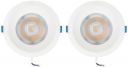 PHILIPS 18 Watt White Reflector LED Ceiling COB Round Spot Light , Pack of 2 (Deco Bright)...