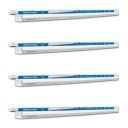 PHILIPS 20-watt LED Batten/Tubelight | Slimline Ultra Compact 4-ft LED Batten for Living Room & Bedroom | Warm White, Pack of 4...