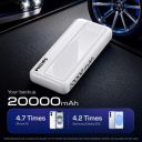 PHILIPS 20000 mAh 22.5 W Power Bank (Alba White, Lithium Polymer, Fast Charging for Mobile)...