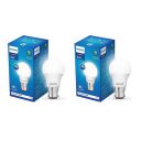 PHILIPS 3-watt LED Bulb | AceSaver LED Bulb | Base: B22 Light Bulb for Home | Crystal White, Pack of 2...